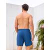 image:imageSILKWORLD Mens Swim Trunks with Compression Liner 2 in 1 Quick Dry Bathing Suit 7 Inch Swim Shorts with Zipper PocketsD1dark Blue