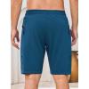 image:imageSILKWORLD Mens Swim Trunks 9 Quick Dry Bathing Suit Beach Shorts with Zipper Pockets  Compression LinerSteel Blue