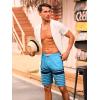 image:imageSILKWORLD Mens Swim Trunks with Compression Liner 9 Beach Board Shorts Men 2 in 1 Quick Dry Bathing Suit with PocketsRoyal Bluenavy