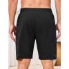 image:imageSILKWORLD Mens Swim Trunks with Compression Liner Quick Dry Bathing Suit 9 Swimming Beach Shorts with Zipper PocketsBlack