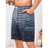 image:imageSILKWORLD Mens Swim Trunks with Compression Liner Quick Dry Bathing Suit 9 Swimming Beach Shorts with Zipper PocketsP4greynavy Ombre