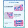 image:imageSILKWORLD Boys Swim Trunks with Compression Liner Quick Dry Bathing Suits Kids Beach Swimming Shorts 516 YearsPink Turtle