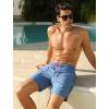 image:imageSILKWORLD Swim Trunks Men 7 Inch Bathing Suits Zipper Pockets Swimming Shorts for Vacation Pool Beach Surfing CasualA01 Grey Blue  Pink Totem