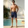 image:imageSILKWORLD Swim Trunks Men 7 Inch Bathing Suits Zipper Pockets Swimming Shorts for Vacation Pool Beach Surfing CasualA01 Navy  Coconut Palm