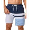 Stripes Navy White Blue