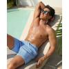 image:imageSILKWORLD Mens Swim Trunks with Compression Liner Seersucker 2 in 1 Quick Dry Bathing Suit 7 Inch Swim Shorts SwimwearBlue Stripe