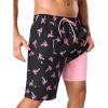 Black With Pink Palms