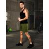 image:imageSILKWORLD Mens Running Shorts 6 Athletic Workout Casual Sweat Shorts Cotton Blend Breathable Jogger Shorts with PocketsArmy Green
