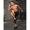 image:imageSILKWORLD Mens Running Shorts 6 Athletic Workout Casual Sweat Shorts Cotton Blend Breathable Jogger Shorts with PocketsBlack