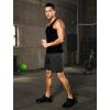 image:imageSILKWORLD Mens Running Shorts 6 Athletic Workout Casual Sweat Shorts Cotton Blend Breathable Jogger Shorts with PocketsDark Grey