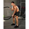 image:imageSILKWORLD Mens Running Shorts 6 Athletic Workout Casual Sweat Shorts Cotton Blend Breathable Jogger Shorts with PocketsDark Grey