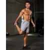 image:imageSILKWORLD Mens Running Shorts 6 Athletic Workout Casual Sweat Shorts Cotton Blend Breathable Jogger Shorts with PocketsLight Heather Grey
