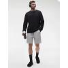 image:imageSILKWORLD Quick Dry 2 in 1 Mens Running Shorts with Zipper Pockets Drawstring Workout Shorts Lightweight Gym Athletic ShortsA01 Light Grey