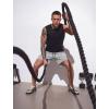 image:imageSILKWORLD Quick Dry 2 in 1 Mens Running Shorts with Zipper Pockets Drawstring Workout Shorts Lightweight Gym Athletic ShortsA01 Light Grey