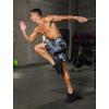 image:imageSILKWORLD Quick Dry 2 in 1 Mens Running Shorts with Zipper Pockets Drawstring Workout Shorts Lightweight Gym Athletic ShortsP04camo
