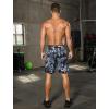 image:imageSILKWORLD Quick Dry 2 in 1 Mens Running Shorts with Zipper Pockets Drawstring Workout Shorts Lightweight Gym Athletic ShortsP04camo