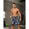 image:imageSILKWORLD Quick Dry 2 in 1 Mens Running Shorts with Zipper Pockets Drawstring Workout Shorts Lightweight Gym Athletic ShortsP04camo