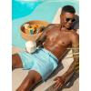 image:imageSILKWORLD Mens Swim Trunks Quick Dry Shorts with PocketsGreen Stripes