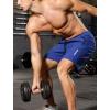 image:imageSILKWORLD Quick Dry Mens 2 in 1 Running Shorts with Zip Pocket 7 Workout Gym Athletic Shorts Lightweight Training ShortsRoyal Blue