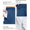 image:imageSILKWORLD Mens 9 Swim Trunks Quick Dry Mens Bathing Suit Mesh Lining Board Shorts with PocketsBlue