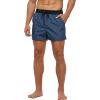 image:imageSILKWORLD Mens Quick Dry Swim Trunks Solid Swimsuit Sports Shorts with Zipper Pockets840light Navyback Zip