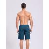 image:imageSILKWORLD Mens Swim Trunks Quick Dry Bathing Suit 9 Inch Swim Shorts with Mesh Lining and Zipper Cargo PocketsCopenblue