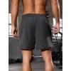 image:imageSILKWORLD Mens Running Stretch Quick Dry Shorts with Zipper PocketsPack of 23Black  Deep Grey  Light Greypack of 3