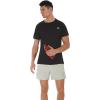 image:imageSILKWORLD Mens Running Stretch Quick Dry Shorts with Zipper PocketsPack of 23Black  Light Greypack of 2