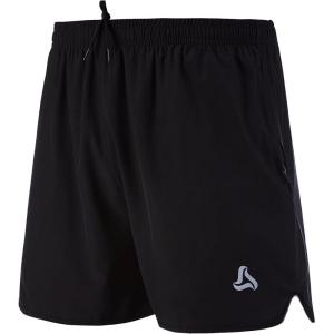 image:imageSILKWORLD Mens Running Stretch Quick Dry Shorts with Zipper PocketsPack of 23Blackcompression Liner
