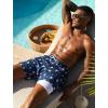 image:imageSILKWORLD 7 Inch Mens Swim Trunks with Compression Liner QuickDry Bathing Suit with Zipper PocketsPalm Tree