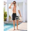 image:imageSILKWORLD Mens Swim Trunks Quick Dry Compression Liner 2 in 1 Shorts Men SwimsuitAmerican Flag Stripes