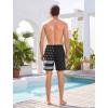 image:imageSILKWORLD Mens Swim Trunks Quick Dry Compression Liner 2 in 1 Shorts Men SwimsuitAmerican Flag Stripes