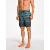 image:imageSILKWORLD Mens Swim Trunks Quick Dry Compression Liner 2 in 1 Shorts Men SwimsuitGreen Gray Gradient