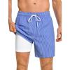 Blue Vertical Stripes
