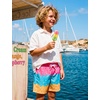image:imageSILKWORLD Boys Swim Trunks with Compression Liner Bathing Suit Quick Dry Swim Shorts Kids Swimsuits 516 YearsA2pink Blue Ice Cream