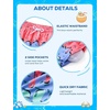 image:imageSILKWORLD Boys Swim Trunks with Compression Liner Bathing Suit Quick Dry Swim Shorts Kids Swimsuits 516 YearsA3colorful Ice Cream