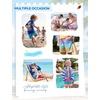 image:imageSILKWORLD Boys Swim Trunks with Compression Liner Bathing Suit Quick Dry Swim Shorts Kids Swimsuits 516 YearsAmerican Flag 01