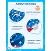 image:imageSILKWORLD Boys Swim Trunks with Compression Liner Bathing Suit Quick Dry Swim Shorts Kids Swimsuits 516 YearsAmerican Flag 02