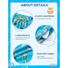 image:imageSILKWORLD Boys Swim Trunks with Compression Liner Bathing Suit Quick Dry Swim Shorts Kids Swimsuits 516 YearsBlue Yellow Ice Cream