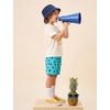image:imageSILKWORLD Boys Swim Trunks with Compression Liner Bathing Suit Quick Dry Swim Shorts Kids Swimsuits 516 YearsNavy Blue Sea Turtle