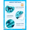 image:imageSILKWORLD Boys Swim Trunks with Compression Liner Bathing Suit Quick Dry Swim Shorts Kids Swimsuits 516 YearsNavy Blue Sea Turtle