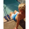 image:imageSILKWORLD Boys Swim Trunks with Compression Liner Quick Dry Bathing Suits Kids Beach Swimming Shorts 516 YearsBlue Ice Cream