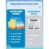 image:imageSILKWORLD Boys Swim Trunks with Compression Liner Quick Dry Bathing Suits Kids Beach Swimming Shorts 516 YearsBlue Ice Cream