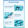 image:imageSILKWORLD Boys Swim Trunks with Compression Liner Quick Dry Bathing Suits Kids Beach Swimming Shorts 516 YearsBluecoconut Tree