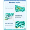 image:imageSILKWORLD Boys Swim Trunks with Compression Liner Quick Dry Bathing Suits Kids Beach Swimming Shorts 516 YearsGreen Ice Cream