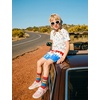 image:imageSILKWORLD Boys Swim Trunks with Compression Liner Quick Dry Bathing Suits Kids Beach Swimming Shorts 516 YearsRed Whiteice Cream