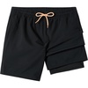 image:imageSILKWORLD Boys Swim Trunks with Compression Liner Quick Dry Bathing Suits Kids Beach Swimming Shorts 516 YearsBlack 1