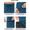 image:imageSILKWORLD Mens Swim Trunks with Compression Liner 9 Inch QuickDry Bathing Suit Beach Cargo Shorts with Zipper PocketsA09copen Blue